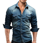 Pologize™ Denim Button-Down Shirt