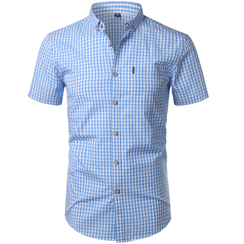 Pologize™ Checkered Button-Down Shirt