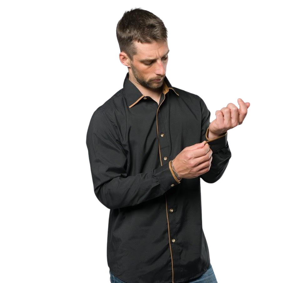 Pologize™ Classic Black Shirt