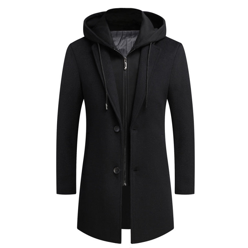 Pologize™ Mid-Length Woolen Coat