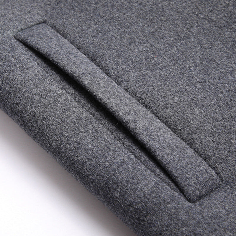 Pologize™ Mid-Length Woolen Coat