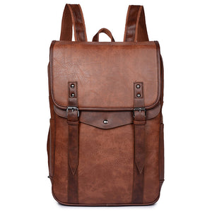 Pologize™ Vintage PU Leather Backpack
