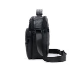 Pologize™ Leather Black Crossbody Bag