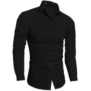 Pologize™ Plain Slim Fit Button Shirt