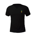 Pologize™ Pineapple Embroidered V-Neck T-Shirt