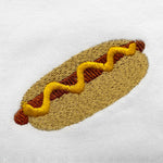 Pologize™ Hot Dog Embroidered V-Neck T-Shirt