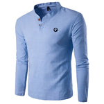 Pologize™ Embroidered Classic Style Long Sleeve Shirt