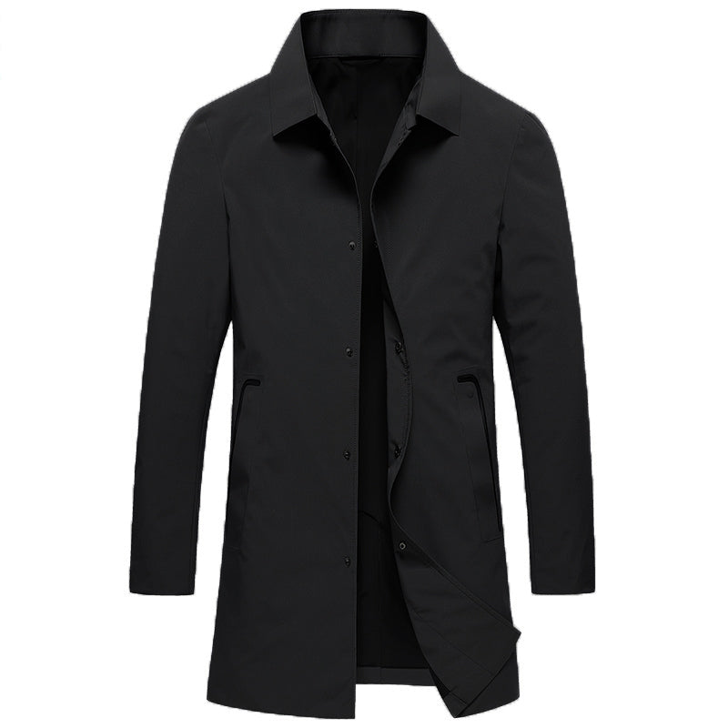 Pologize™ Mid-Length Trench Coat