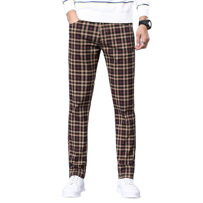 Pologize™ Regular Fit Checkered Pants