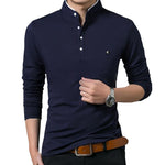 Pologize™ Logo Business Mandarin Collar Polo Shirt