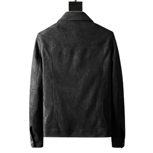 Pologize™ Elegant Solid Suede Jacket
