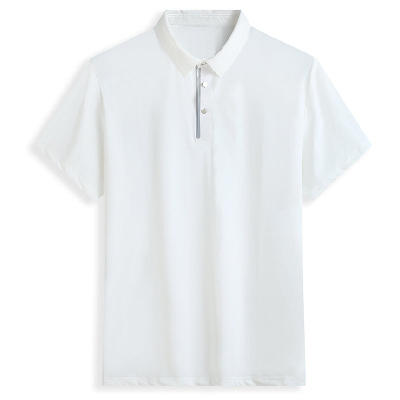 Pologize™ Elastic Buttoned Polo Shirt