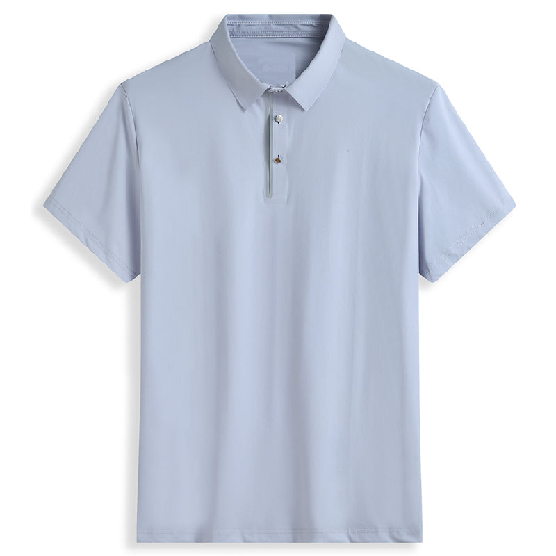 Pologize™ Elastic Buttoned Polo Shirt