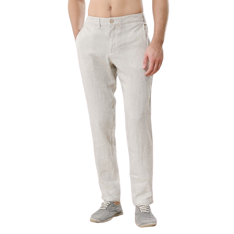 Men - White Relaxed Fit Linen Pants - Size: L - H&M | Google Shopping |  Mode, Leger, Schecks