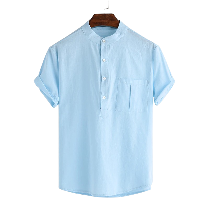 Pologize™ Casual Short Sleeve Button Shirt