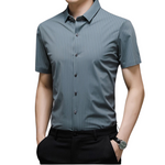 Pologize™ Striped Business Button Shirt