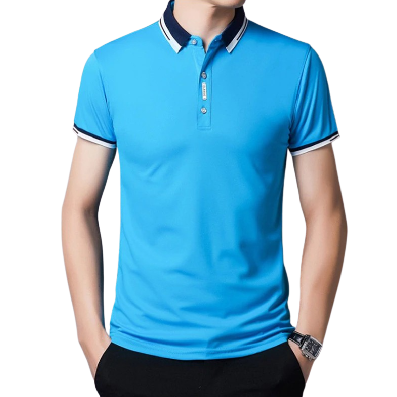 Pologize™ Elegant Solid Color Polo Shirt