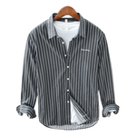 Pologize™ Striped Long Sleeved Cotton Shirt