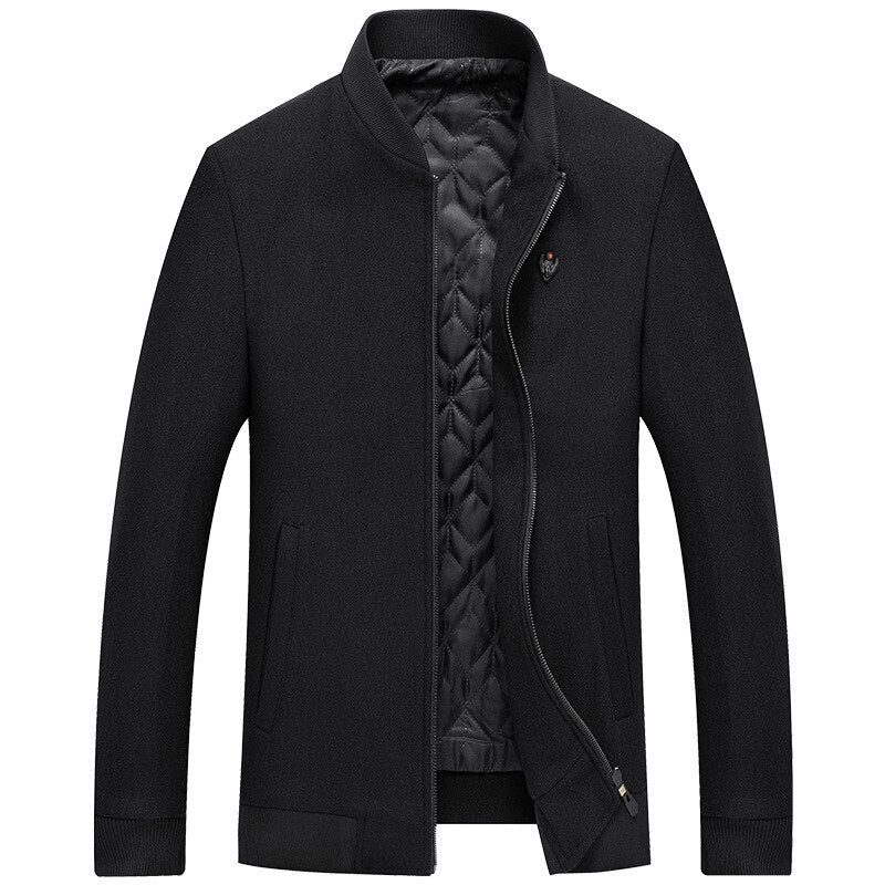 Pologize™ Slim Fit Woolen Jacket