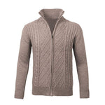 Pologize™ Knitted Zip Up Sweater
