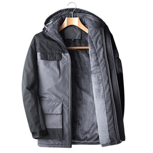Pologize™ Mid-Length Velvet Jacket