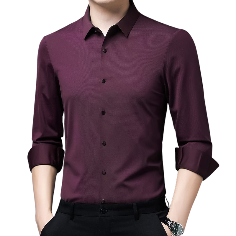 Pologize™ Casual Business Long Sleeve Button Shirt