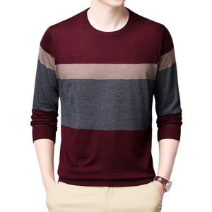 Pologize™ Color-Block Round Neck Sweater