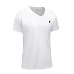 Pologize™ Casual Embroidered Logo V-Neck T-Shirt
