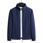 Pologize™ Double Zipper Pocket Fleece Jacket