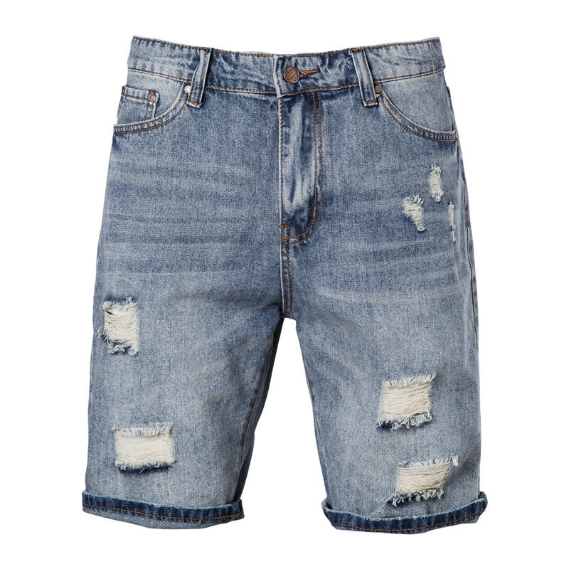 Pologize™ Casual Ripped Jeans Shorts