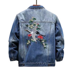 Pologize™ Casual Embroidered Denim Jacket