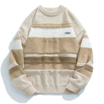 Pologize™ Striped Round Neck Winter Sweater
