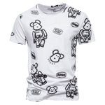 Pologize™ Black & White Graffiti T-Shirt