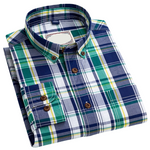 Pologize™ Casual Checkered Long Sleeve Button-Down Shirt