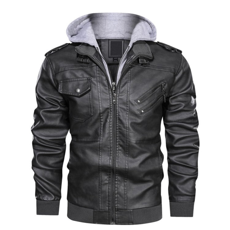 Pologize™ Faux Leather Autumn Jacket