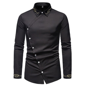 Pologize™ Fio Asymmetric Long Sleeve Shirt