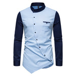 Pologize™ Giovanni Asymmetric Button-Down Shirt
