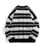 Pologize™ Stripped Loose Fit Knitted Winter Sweatshirt