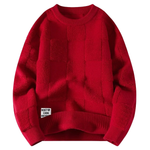 Pologize™ Knitted Vintage Crewneck Sweater