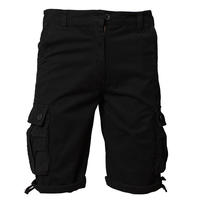 Pologize™ Solid Multi-Pocket Cargo Shorts