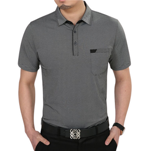 Pologize™ Casual Gray Polo Shirt