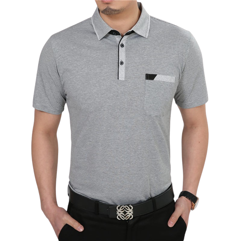 Pologize™ Casual Gray Polo Shirt