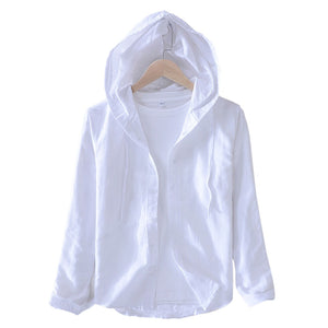 Pologize™ Hensley Linen Blend Hooded Shirt