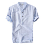 Pologize™ Short Sleeve Mandarin Collar Shirt