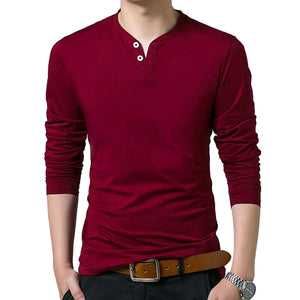 Pologize™ V-Neck Long Sleeve Shirt