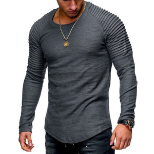 Pologize™ Pleated Long Sleeve Shirt
